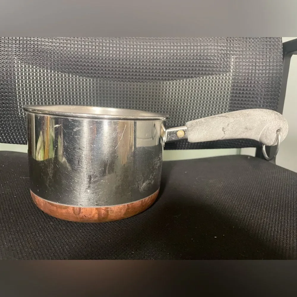 Revere Ware 1 1/2 Quart Cooking Pot Copper Bottom